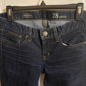 J. Crew Women's Navy Ankle Jeans